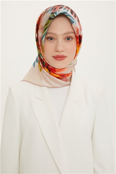 Armine Twill İpek Eşarp 22Ya8735 33