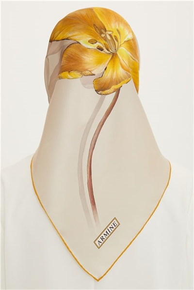 Armine Twill İpek Eşarp 22Ya8737 39