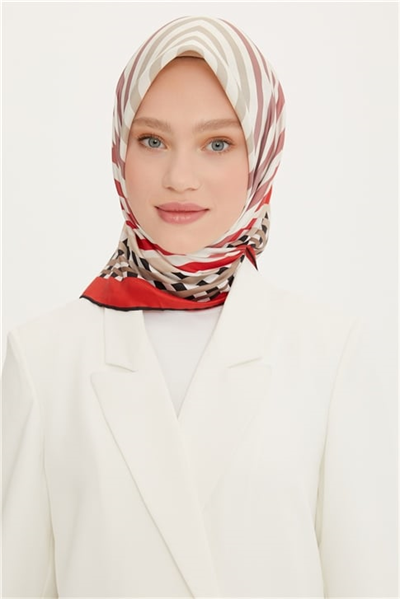 Armine Twill İpek Eşarp 22Ya8739 04