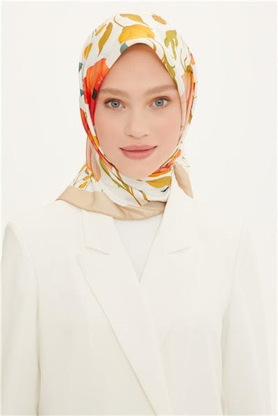 Armine Twill İpek Eşarp 22Ya8740 32 09