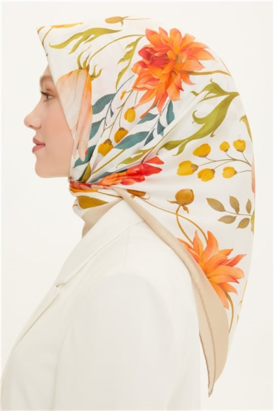 Armine Twill İpek Eşarp 22Ya8740 32 09