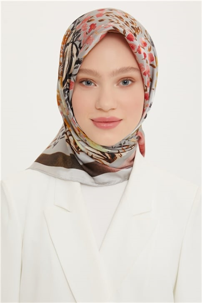 Armine Twill İpek Eşarp 22Ya8741 08