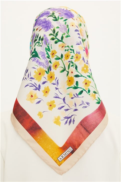Armine Twill İpek Eşarp 22Ya8741 31