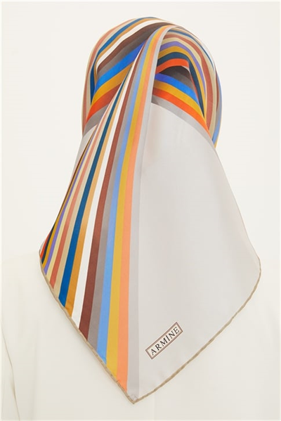 Armine Twill İpek Eşarp 22Ya8743 38