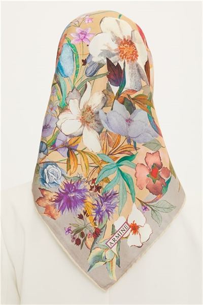 Armine Twill İpek Eşarp 22Ya8746 07
