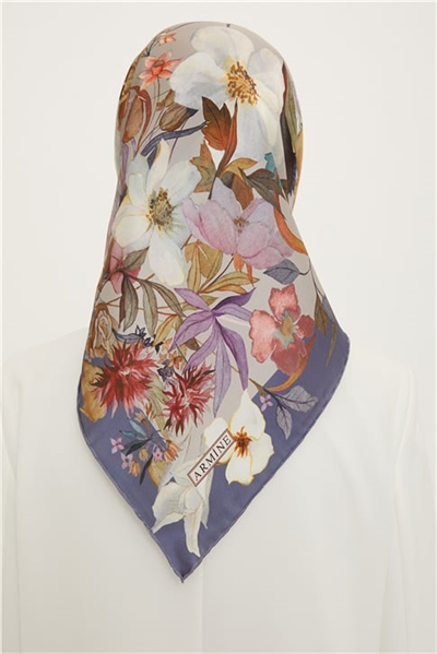 Armine Twill İpek Eşarp 22Ya8746 15