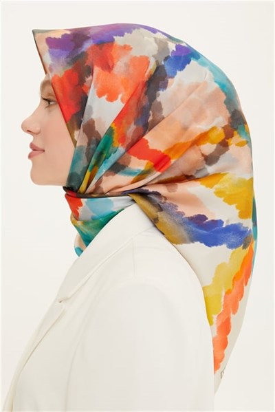 Armine Twill İpek Eşarp 22Ya8747 09
