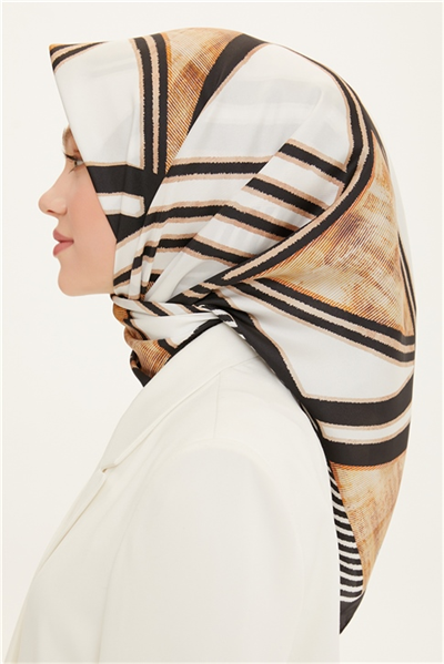 Armine Twill İpek Eşarp 22Ya8749 09