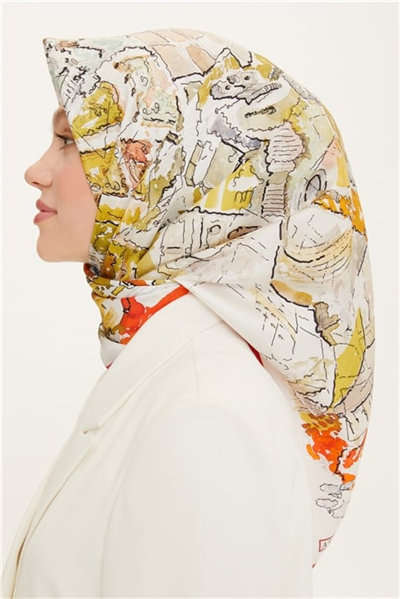 Armine Twill İpek Eşarp 22Ya8755 31