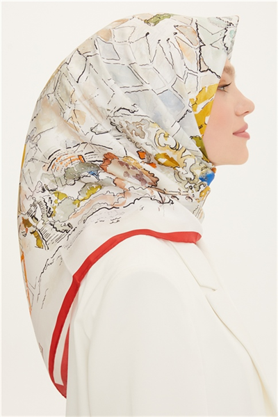 Armine Twill İpek Eşarp 22Ya8755 31