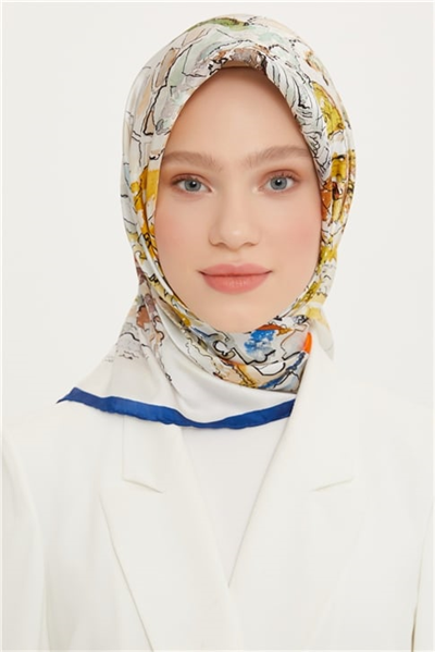 Armine Twill İpek Eşarp 22Ya8755 32