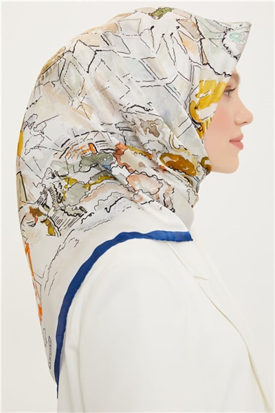 Armine Twill İpek Eşarp 22Ya8755 32