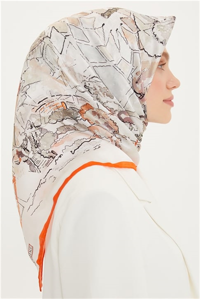 Armine Twill İpek Eşarp 22Ya8755 53