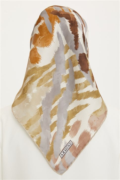 Armine Twill İpek Eşarp 22Ya8759 33