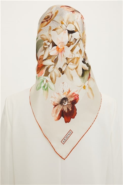 Armine Twill İpek Eşarp 22Ya8761 06