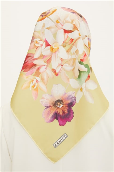 Armine Twill İpek Eşarp 22Ya8761 32