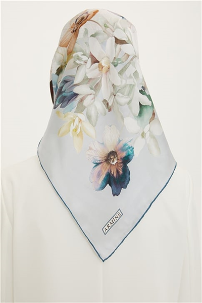 Armine Twill İpek Eşarp 22Ya8761 33
