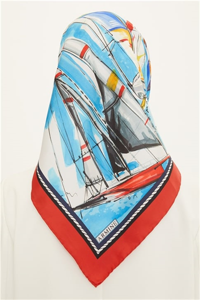 Armine Twill İpek Eşarp 22Ya8763 09