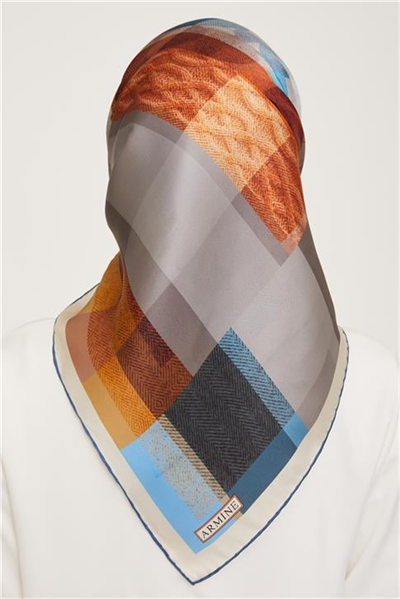 Armine Twill İpek Eşarp 23Ka9009 08