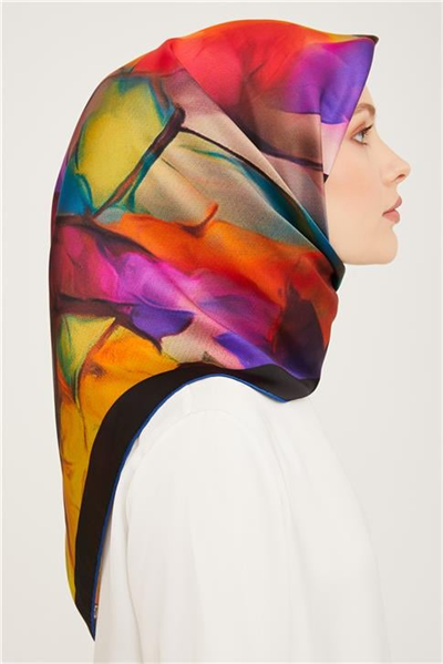 Armine Twill İpek Eşarp 23Ka9014 34 01