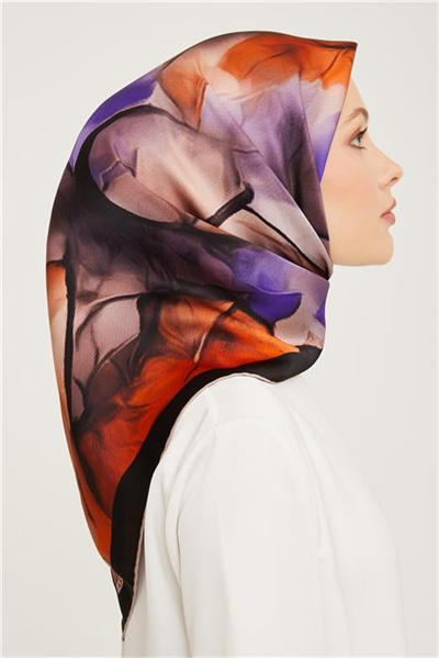 Armine Twill İpek Eşarp 23Ka9014 34 02