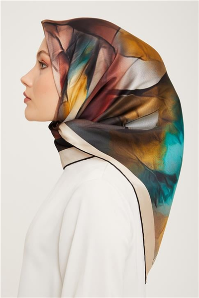 Armine Twill İpek Eşarp 23Ka9014 34 04
