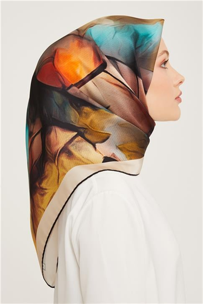 Armine Twill İpek Eşarp 23Ka9014 34 04