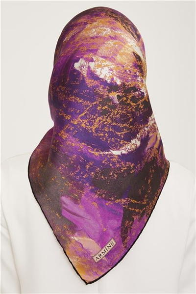 Armine Twill İpek Eşarp 23Ka9015 04