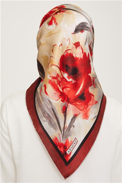 Armine Twill İpek Eşarp 23Ka9018 51