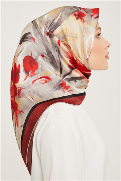 Armine Twill İpek Eşarp 23Ka9018 51