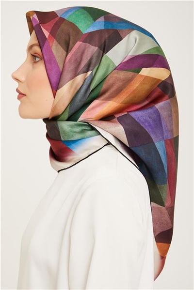 Armine Twill İpek Eşarp 23Ka9024 01