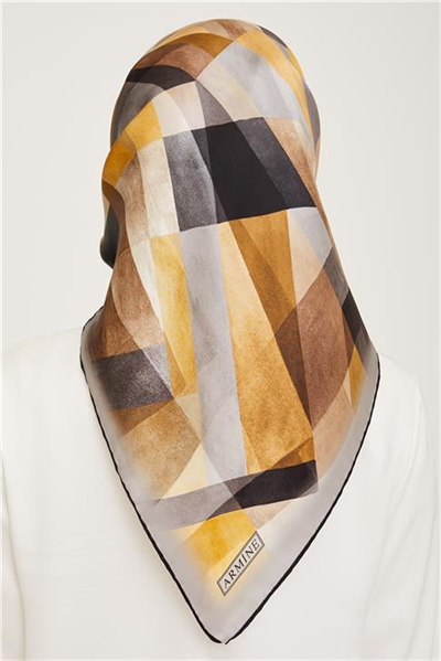 Armine Twill İpek Eşarp 23Ka9024 07