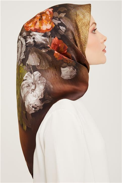 Armine Twill İpek Eşarp 23Ka9025 34