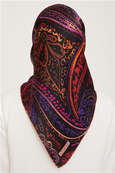 Armine Twill İpek Eşarp 23Ka9037 05