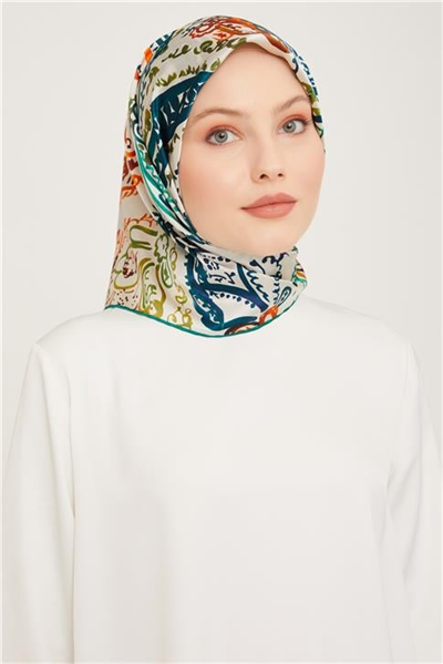 Armine Twill İpek Eşarp 23Ka9037 08