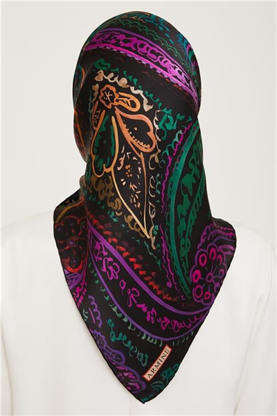 Armine Twill İpek Eşarp 23Ka9037 35