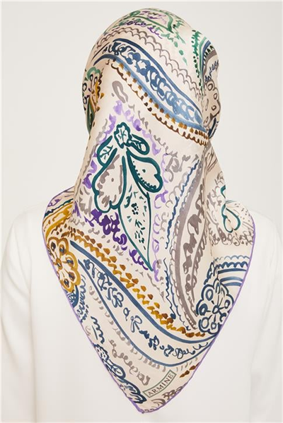 Armine Twill İpek Eşarp 23Ka9037 50