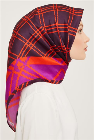 Armine Twill İpek Eşarp 23Ka9040 6 03