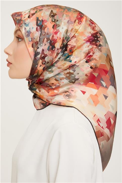 Armine Twill İpek Eşarp 23Ka9043 22 07
