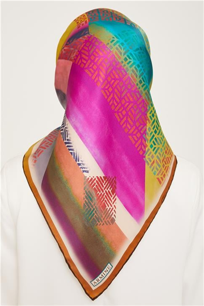 Armine Twill İpek Eşarp 23Ka9044 01