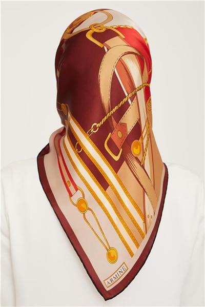 Armine Twill İpek Eşarp 23Ka9046 04