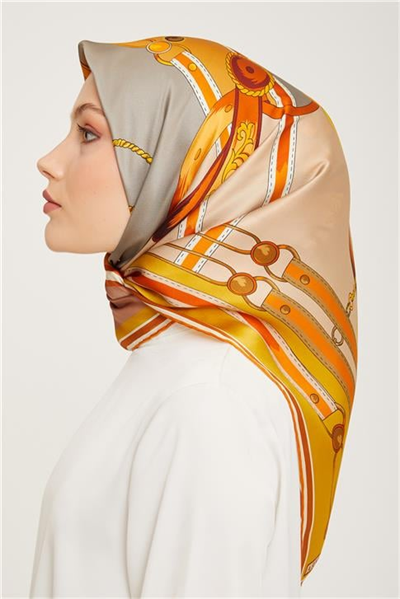 Armine Twill İpek Eşarp 23Ka9046 54