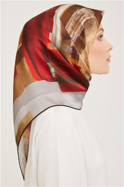Armine Twill İpek Eşarp 23Ka9052 07