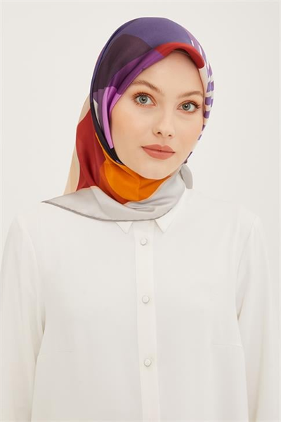 Armine Twill İpek Eşarp 23Ya8915 35