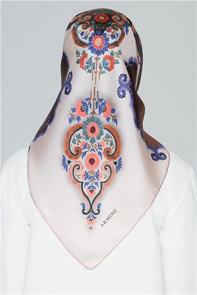 Armine Twill Nostalji İpek Eşarp 18Ya7851 47