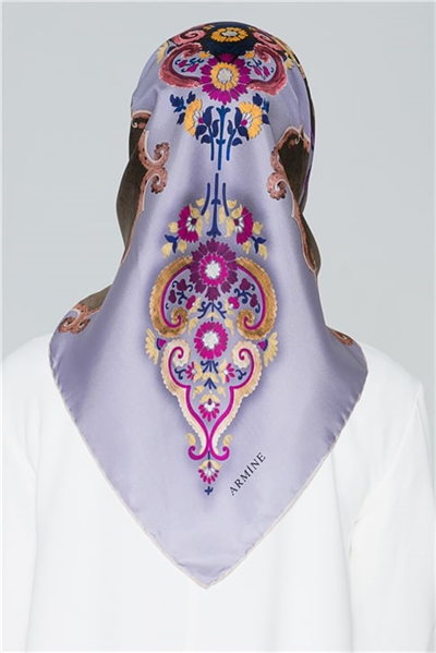 Armine Twill Nostalji İpek Eşarp 18Ya7851 46