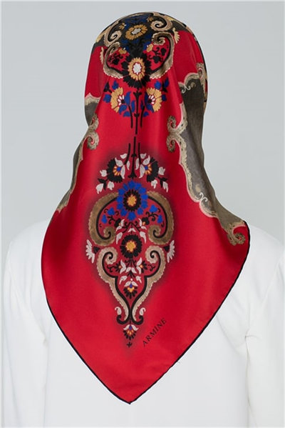 Armine Twill Nostalji İpek Eşarp 18Ya7851 45