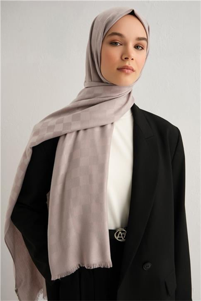 Armine Viscon Kare Desen Şal 12