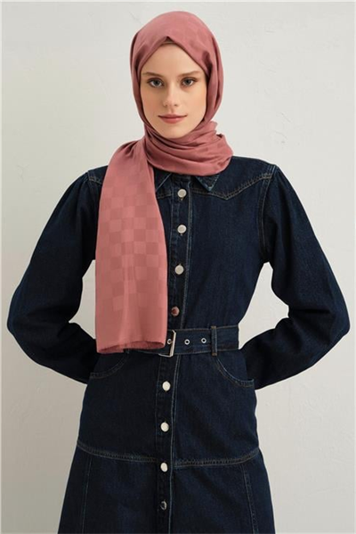 Armine Viscon Kare Desen Şal 18