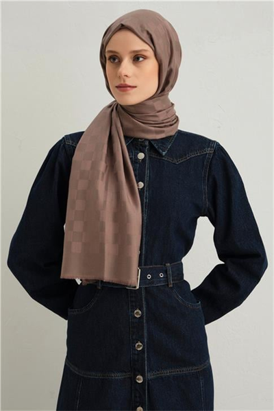 Armine Viscon Kare Desen Şal 19